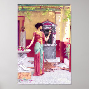  Geweldige Italiaans meisje met het boeket Poster