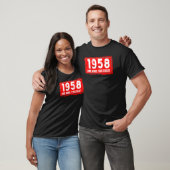 Geweldige jaar 1958 ter gelegenheid van de geboort t-shirt (Unisex)