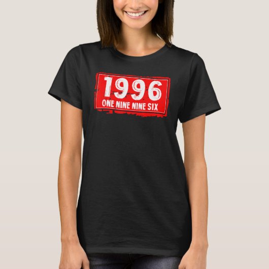 Geweldige jaar 1996 - Jaar van de geboorte van man T-shirt (Voorkant)