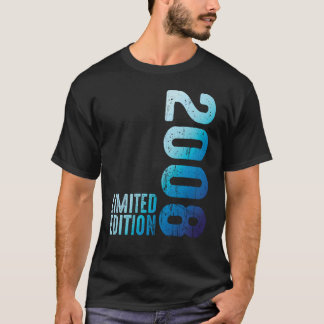 Geweldige jaar 2008 Vintage geboorte sinds 2008 Re T-shirt