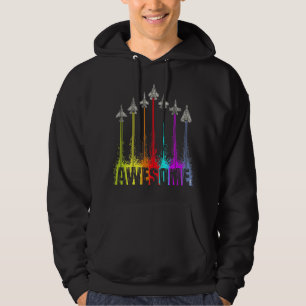 Geweldige jachtvliegtuigen hoodie