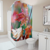 Geweldige Japanse apelbladeren Douchegordijn (In situ)