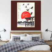Geweldige Japanse stijlkunst Canvas Afdruk (Insitu (Slaapkamer))