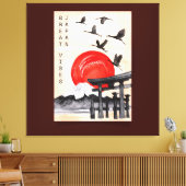 Geweldige Japanse stijlkunst Canvas Afdruk (Insitu (Woonkamer))