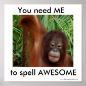 Geweldige: je hebt me nodig poster (Voorkant)