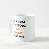 geweldige jivedanseres koffiemok (Voorkant links)