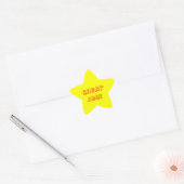 Geweldige Job Star Sticker (Envelop)