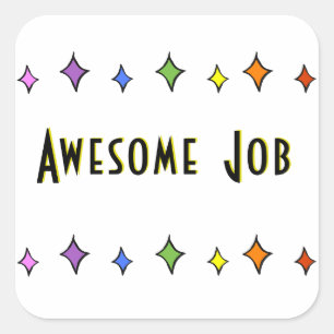 Geweldige Job Sticker