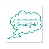 Geweldige Job Woorden van Aanmoediging Leraren Naa Zelfinktende Stempel (Design)