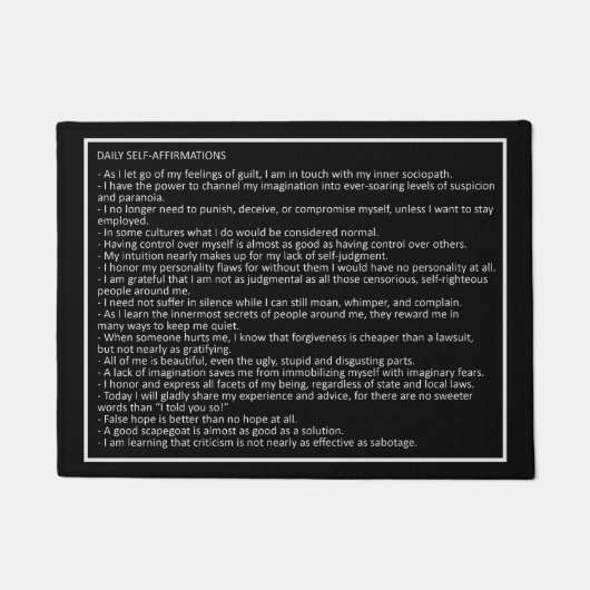 Geweldige Jokes aangepaste kleur deurmat 2 (Voorkant)