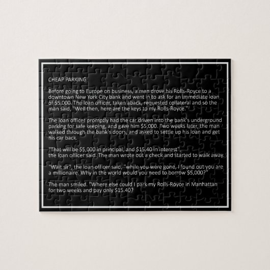 Geweldige Jokes aangepaste kleurpuzzel 3 Legpuzzel (Horizontaal)