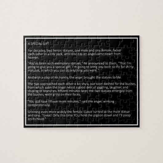 Geweldige Jokes aangepaste kleurpuzzel 4 Legpuzzel (Horizontaal)