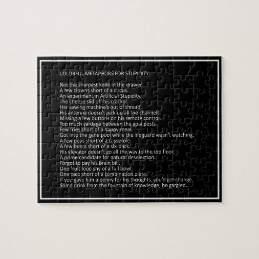 Geweldige Jokes aangepaste kleurpuzzel 9 Legpuzzel (Horizontaal)