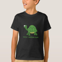 Geweldige, jongen. T-shirt voor schildpad