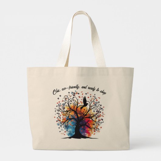 Geweldige  Jumo-tas Grote Tote Bag (Achterkant)