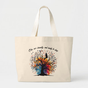 Geweldige Jumo-tas Grote Tote Bag