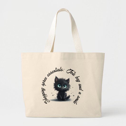 Geweldige Jumo-tas Grote Tote Bag (Voorkant)
