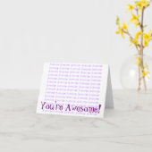 Geweldige Kaart (Gele Bloem)