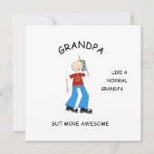 GEWELDIGE kaart, cadeau voor grootvader Kaart (Voorkant)