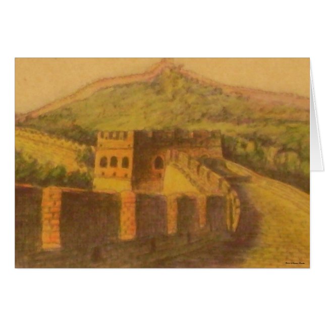 Geweldige Kaart voor wandbadaling (Voorkant Horizontaal)