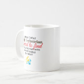 Geweldige Kabeltechnicus Gepersonaliseerde Naam Ca Koffiemok (Voorkant links)