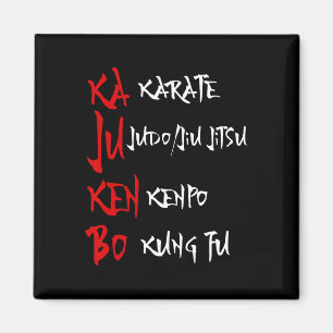 Geweldige Kajukenbo Fighting Karate Judo Kenpo Kun Magneet