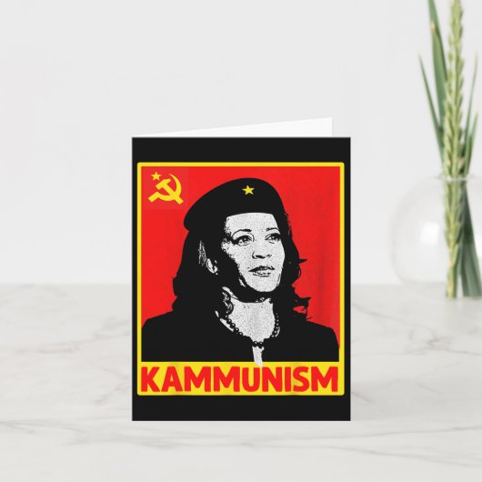 Geweldige Kamala Harris Kammunisme Communisme Harr Kaart (Voorkant)