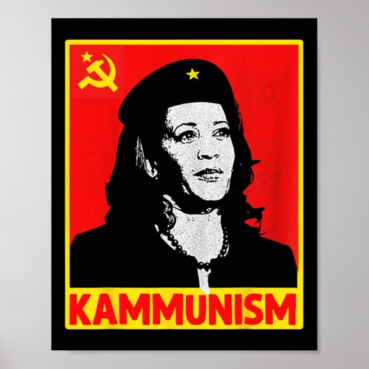 Geweldige Kamala Harris Kammunisme Communisme Harr Poster (Voorkant)