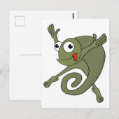 Geweldige kameleon briefkaart (Voorkant / Achterkant)