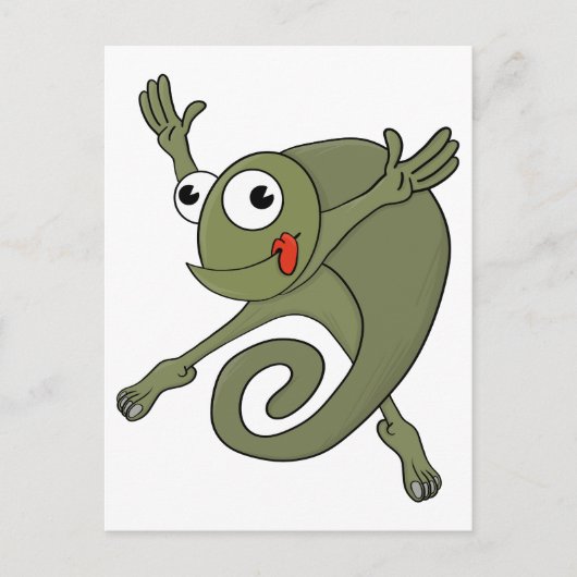Geweldige kameleon briefkaart (Voorkant)