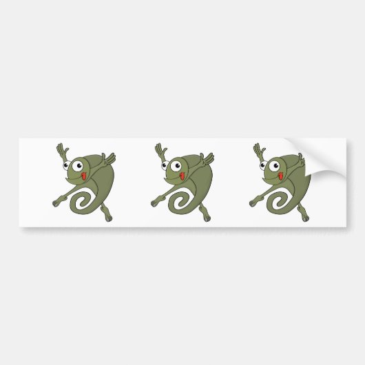 Geweldige kameleon bumpersticker (Voorkant)