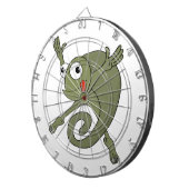 Geweldige kameleon dartbord (Voorkant Rechts)