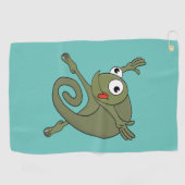 Geweldige kameleon golfhanddoek (Horizontaal)