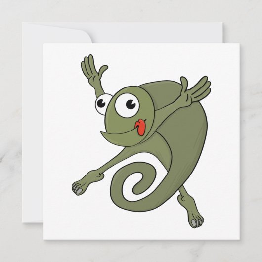 Geweldige kameleon kaart (Voorkant)