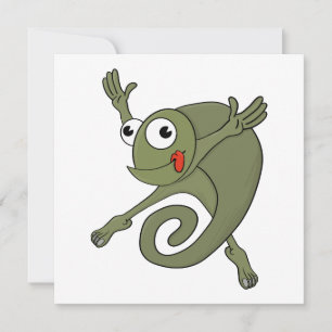 Geweldige kameleon kaart