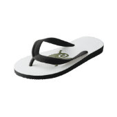 Geweldige kameleon kinder teenslippers (Schuin)