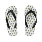 Geweldige kameleon kinder teenslippers (Voetbed)
