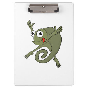 Geweldige kameleon klembord
