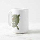 Geweldige kameleon koffiemok (Voorkant links)