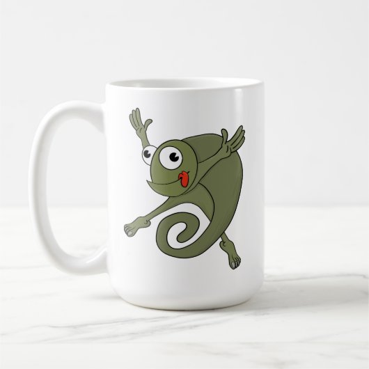 Geweldige kameleon koffiemok (Links)