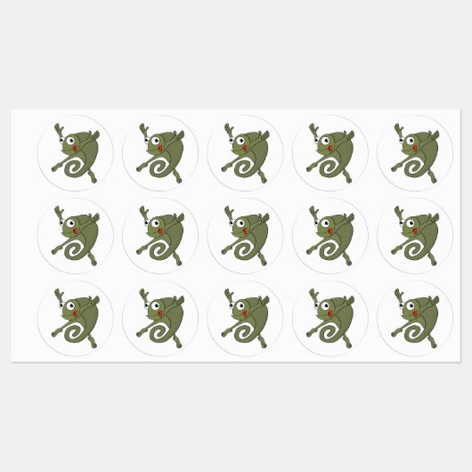 Geweldige kameleon labels (Vel)