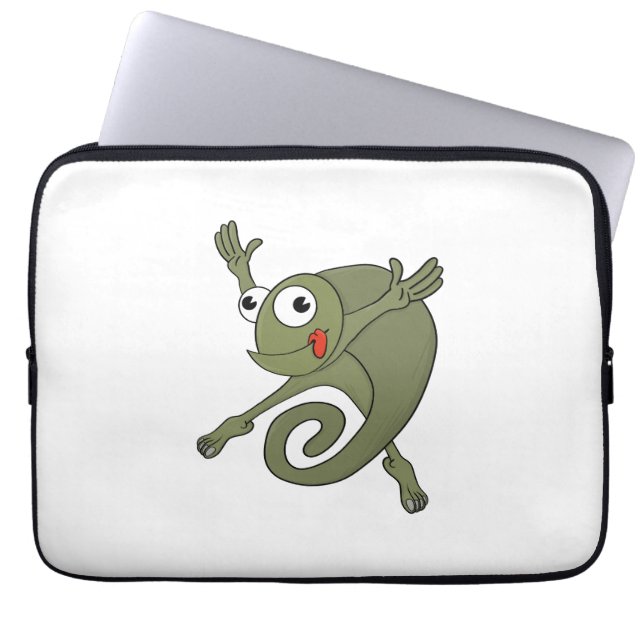 Geweldige kameleon laptop sleeve (Voorkant)