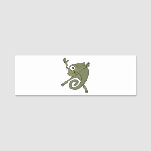 Geweldige kameleon naamplaatje (Voorkant)