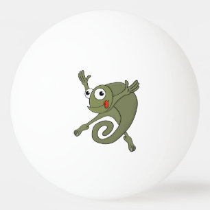 Geweldige kameleon pingpongbal