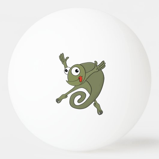Geweldige kameleon pingpongbal (Voorkant)