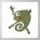 Geweldige kameleon poster (Voorkant)