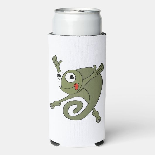 Geweldige kameleon seltzer blikjeskoeler (Seltzer Achterkant)