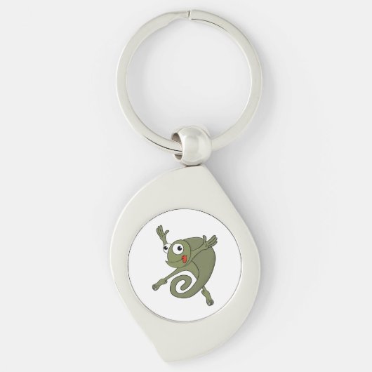 Geweldige kameleon sleutelhanger (Voorkant)