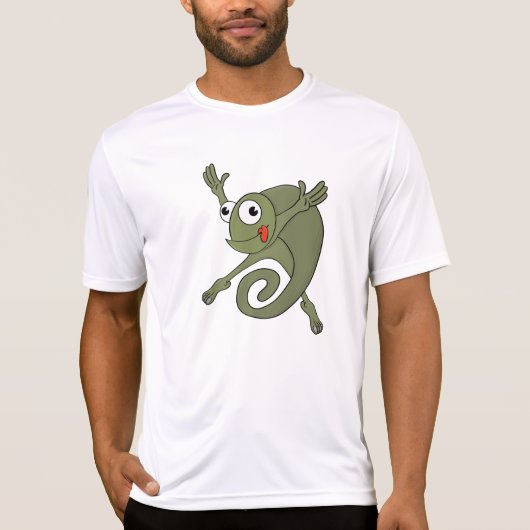Geweldige kameleon t-shirt (Voorkant)