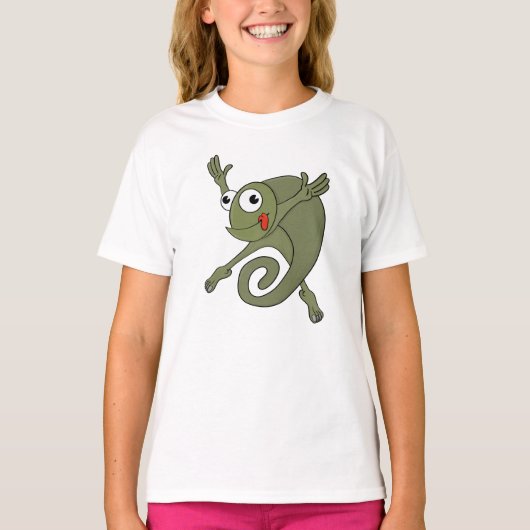 Geweldige kameleon t-shirt (Voorkant)